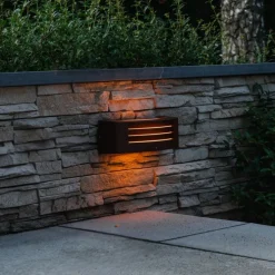 Moderne wandlamp roestbruin IP44 - Hurricane 1