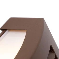 Moderne wandlamp roestbruin IP44 - Hurricane 1