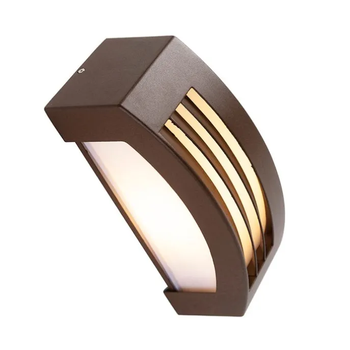Moderne wandlamp roestbruin IP44 - Hurricane 1