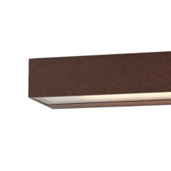 Moderne wandlamp roestbruin incl. LED IP65 - Hannah