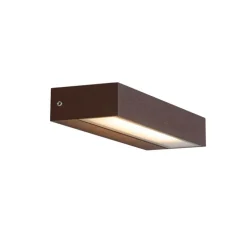 Moderne wandlamp roestbruin incl. LED IP65 - Hannah
