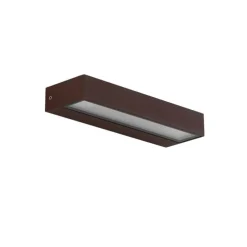 Moderne wandlamp roestbruin incl. LED IP65 - Hannah