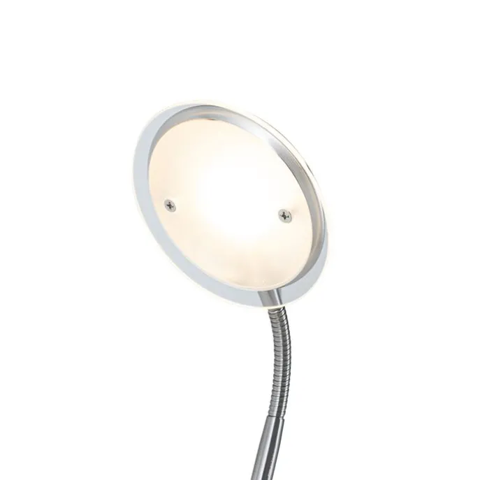 Moderne wandlamp staal incl. LED - Eva