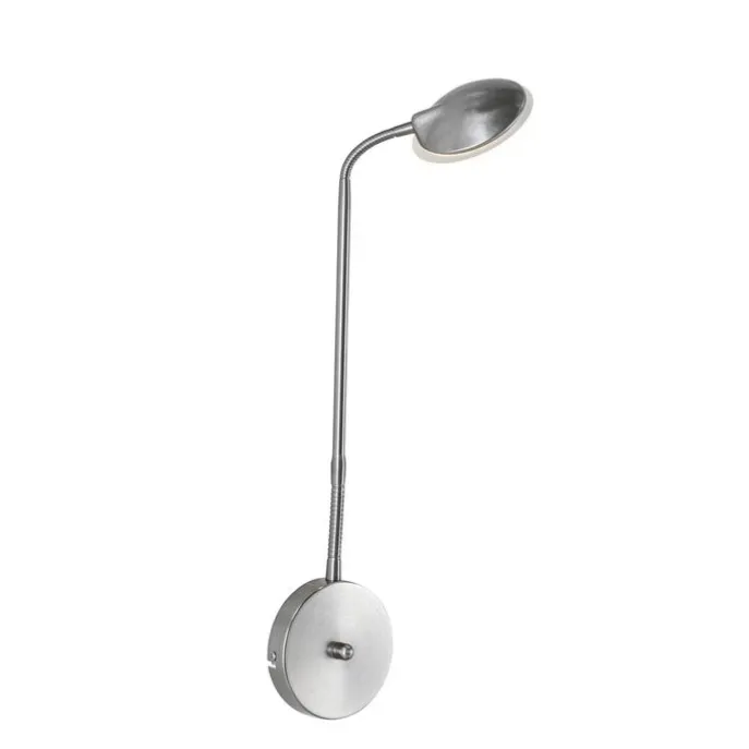 Moderne wandlamp staal incl. LED - Eva