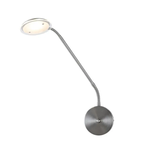 Moderne wandlamp staal incl. LED - Eva