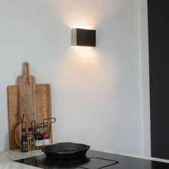 Moderne wandlamp staal 2-lichts - Otan