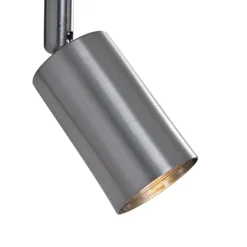 Moderne wandlamp staal met USB-C kantelbaar - Rex