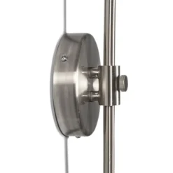 Moderne wandlamp staal zonder kap - Boog