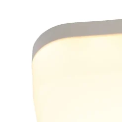 Moderne wandlamp vierkant incl. LED met nummerstickervel - Plater