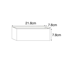 Moderne wandlamp wit - Santino Novo