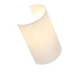 Moderne wandlamp wit - Simple Drum Jute