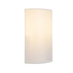 Moderne wandlamp wit - Simple Drum Jute