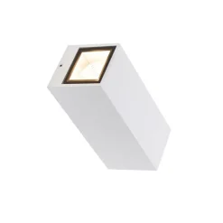 Moderne wandlamp wit 2-lichts AR70 IP54 - Baleno