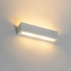 Moderne wandlamp wit 2-lichts - Tjada Novo