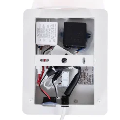 Moderne wandlamp wit met USB-C en inductielader - Comfort