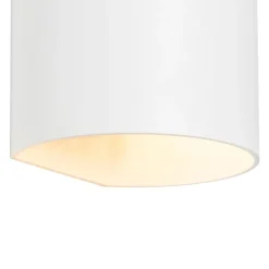 Moderne wandlamp wit met lichteffect - Sabbio