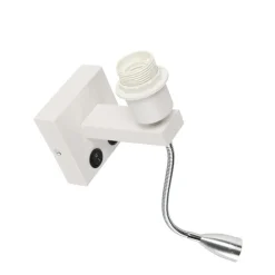 Moderne wandlamp wit met flexarm - Brescia Combi