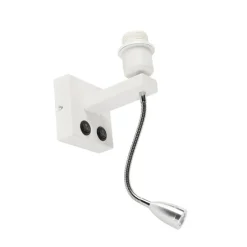 Moderne wandlamp wit met flexarm - Brescia Combi