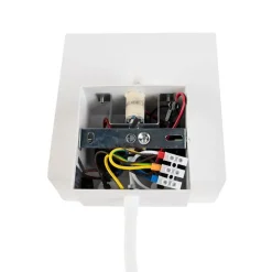 Moderne wandlamp wit met USB en flexarm - Flero