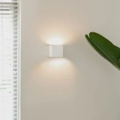 Moderne wandlamp wit met lichteffect - Kay Novo