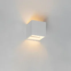 Moderne wandlamp wit met lichteffect - Kay Novo