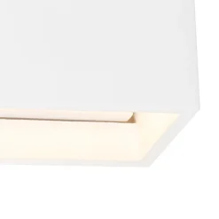 Moderne wandlamp wit met lichteffect - Kay Novo