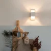 Moderne wandlamp wit met lichteffect - Amy