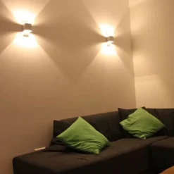 Moderne wandlamp wit met lichteffect - Amy