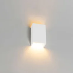 Moderne wandlamp wit rechthoekig - Colja Novo