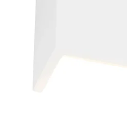 Moderne wandlamp wit rechthoekig - Colja Novo