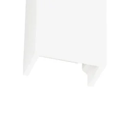 Moderne wandlamp wit rechthoekig - Colja Novo
