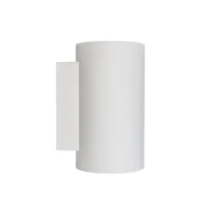 Moderne wandlamp wit rond 2-lichts - Sandy