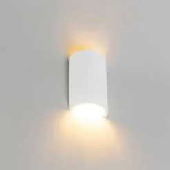 Moderne wandlamp wit rond - Colja Novo