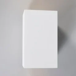 Moderne wandlamp wit vierkant 2-lichts - Sandy