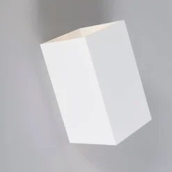 Moderne wandlamp wit vierkant 2-lichts - Sandy