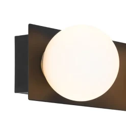 Moderne wandlamp zwart 48 cm IP44 3-lichts - Cederic