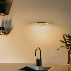 Moderne wandlamp zwart 41,5 cm incl. LED IP44 - Jerre