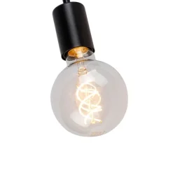 Moderne wandlamp zwart 15,5 cm - Facile