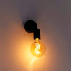 Moderne wandlamp zwart 15,5 cm - Facile