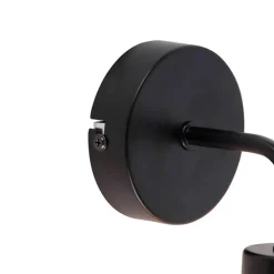 Moderne wandlamp zwart 15,5 cm - Facile