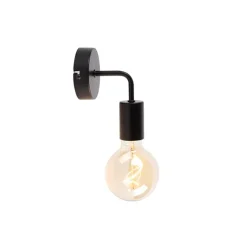 Moderne wandlamp zwart 15,5 cm - Facile