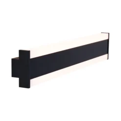 Moderne wandlamp zwart CCT 60cm incl. LED IP54 - Vanya