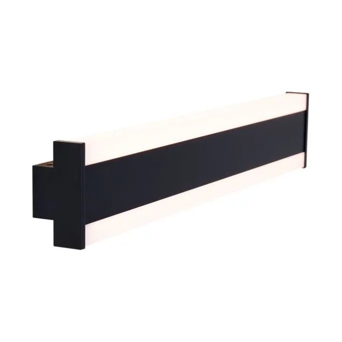 Moderne wandlamp zwart CCT 60cm incl. LED IP54 - Vanya