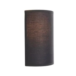 Moderne wandlamp zwart en goud - Simple Drum