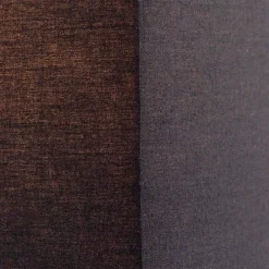 Moderne wandlamp zwart en goud met stoffen kap - Vete