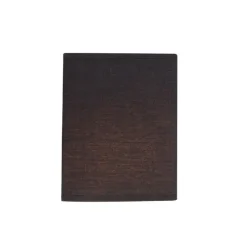 Moderne wandlamp zwart en goud met stoffen kap - Vete