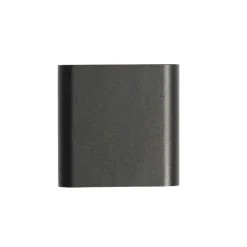 Moderne wandlamp zwart incl. LED IP54 vierkant - Evi