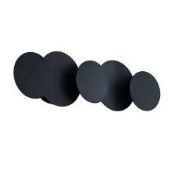 Moderne wandlamp zwart incl. LED 3-staps dimbaar 5-lichts - Sunrise