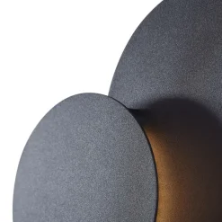 Moderne wandlamp zwart incl. LED 3-staps dimbaar 5-lichts - Sunrise