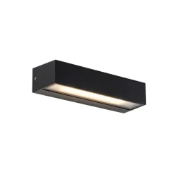 Moderne wandlamp zwart incl. LED IP65 - Steph